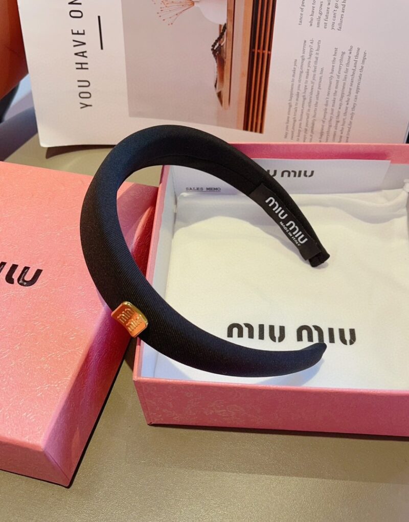 Miu Miu Hairband Black For Women