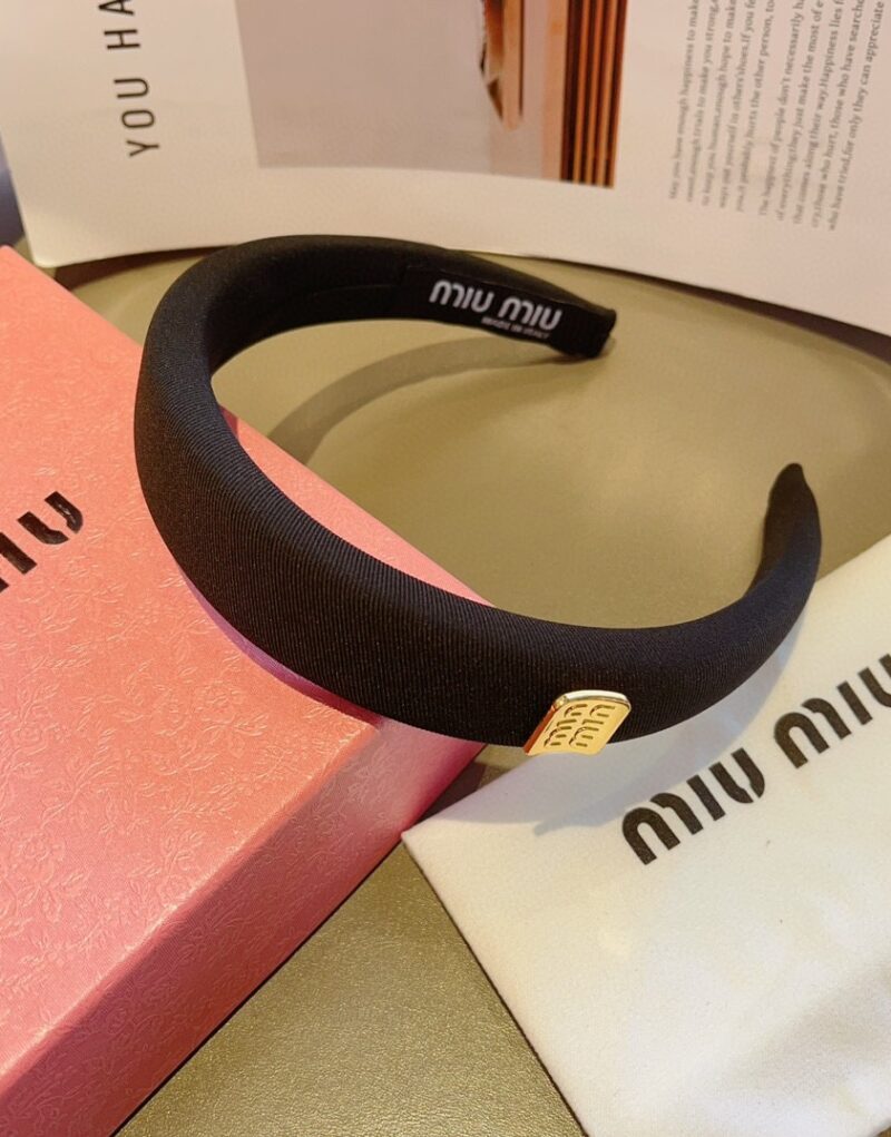 Miu Miu Hairband Black For Women