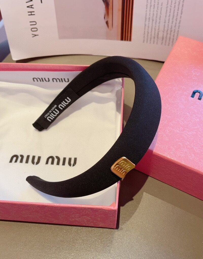 Miu Miu Hairband Black For Women