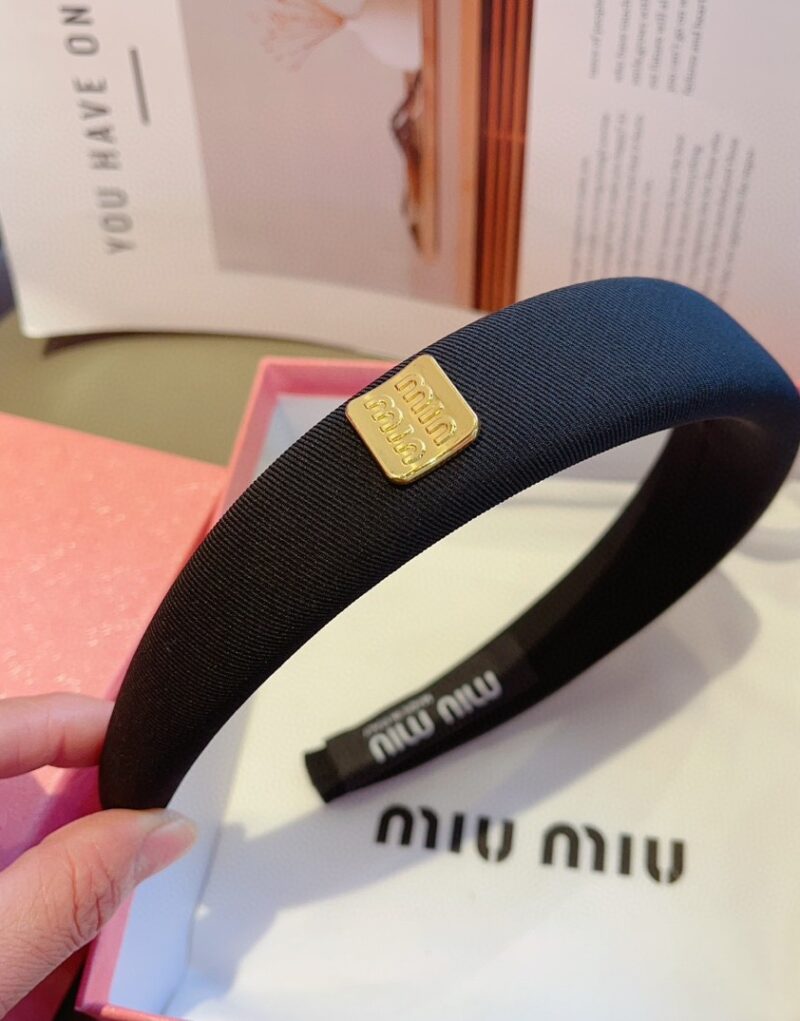 Miu Miu Hairband Black For Women