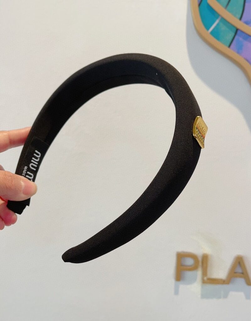 Miu Miu Hairband Black For Women