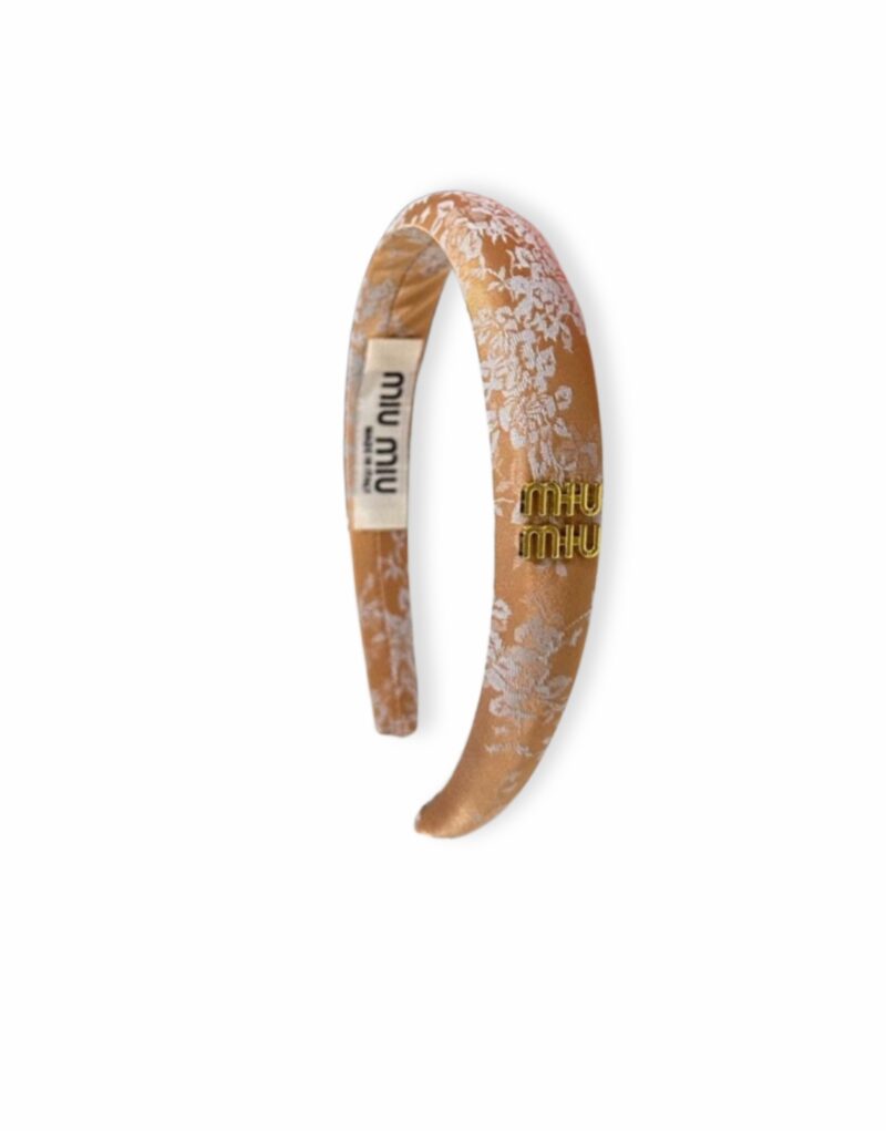 Miu Miu Hairband Brown For Women
