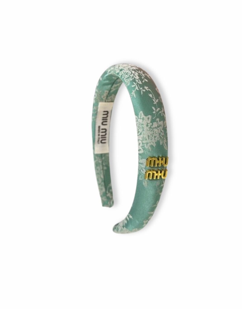 Miu Miu Hairband Light Blue For Women