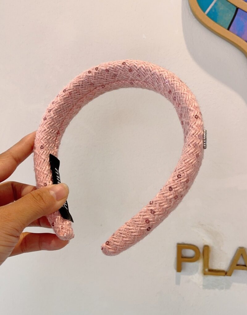 Miu Miu Hairband Pink For Women