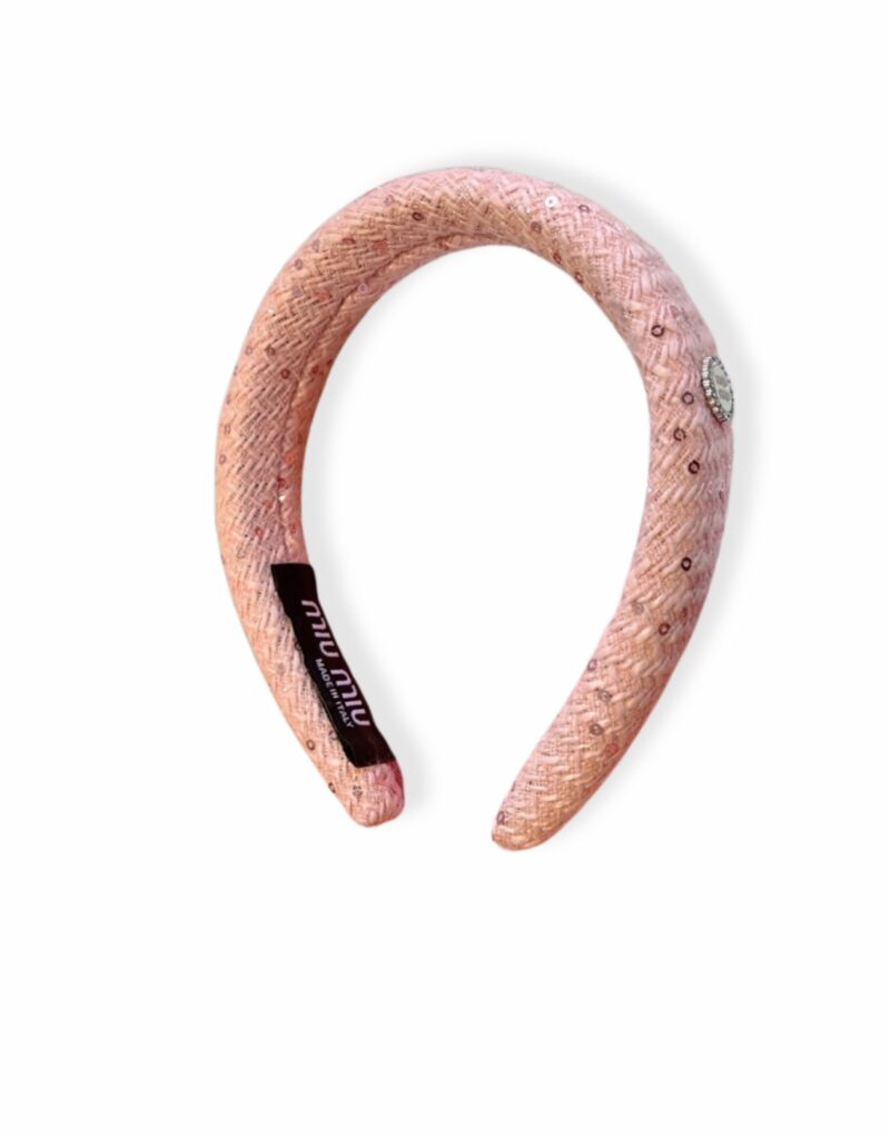Miu Miu Hairband Pink For Women