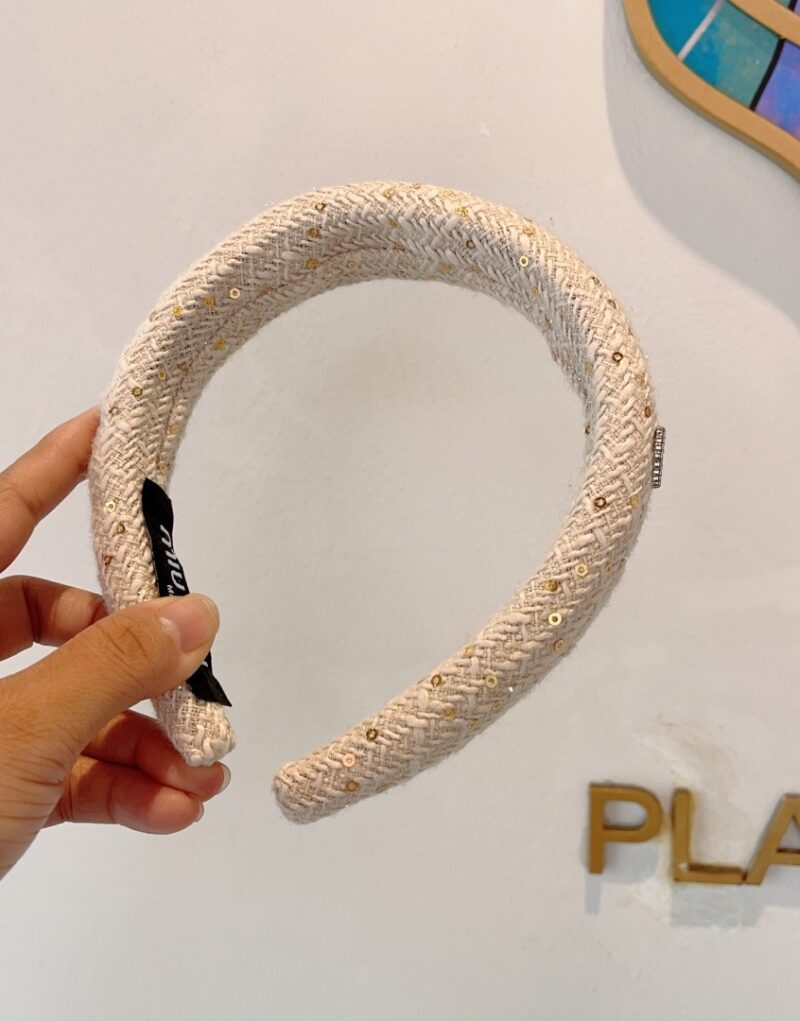 Miu Miu Hairband White For Women