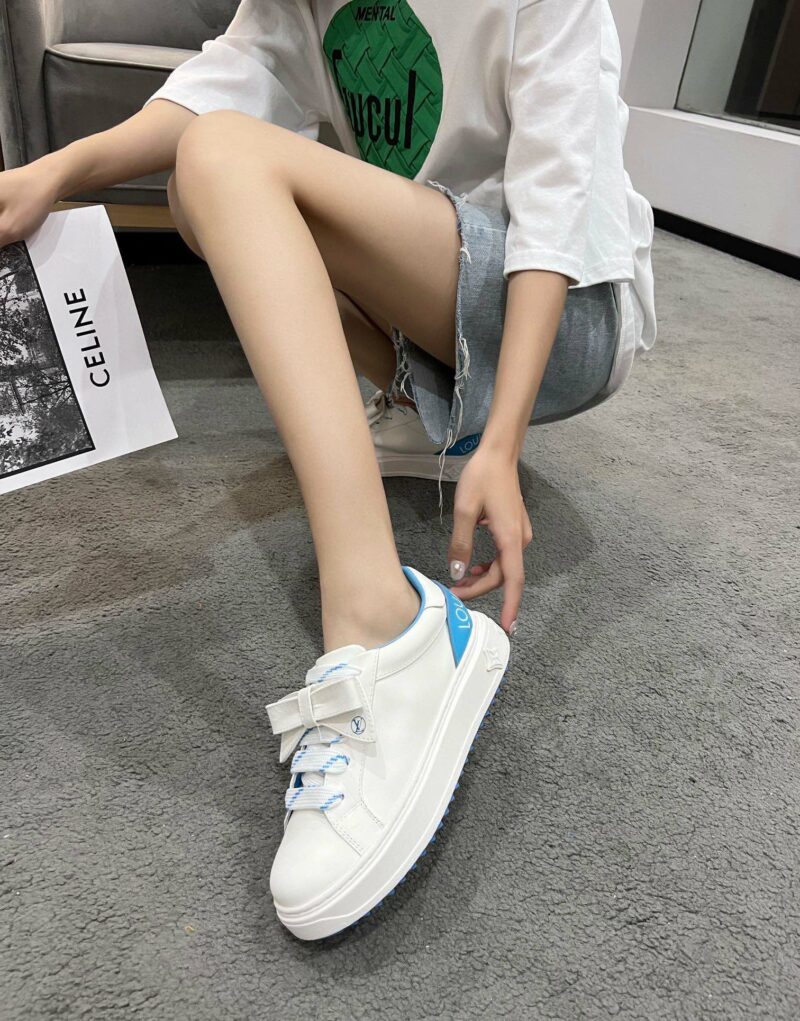 Louis Vuitton Women's Time Out Sneaker Blue For Women LV
