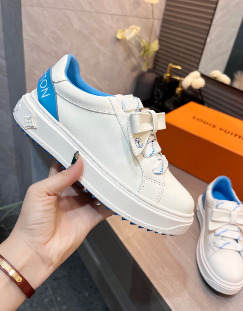 Louis Vuitton Women's Time Out Sneaker Blue For Women LV