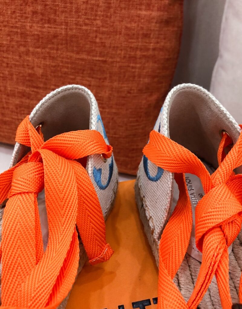 Louis Vuitton Women's Starboard Flat Espadrille Blue For Women LV