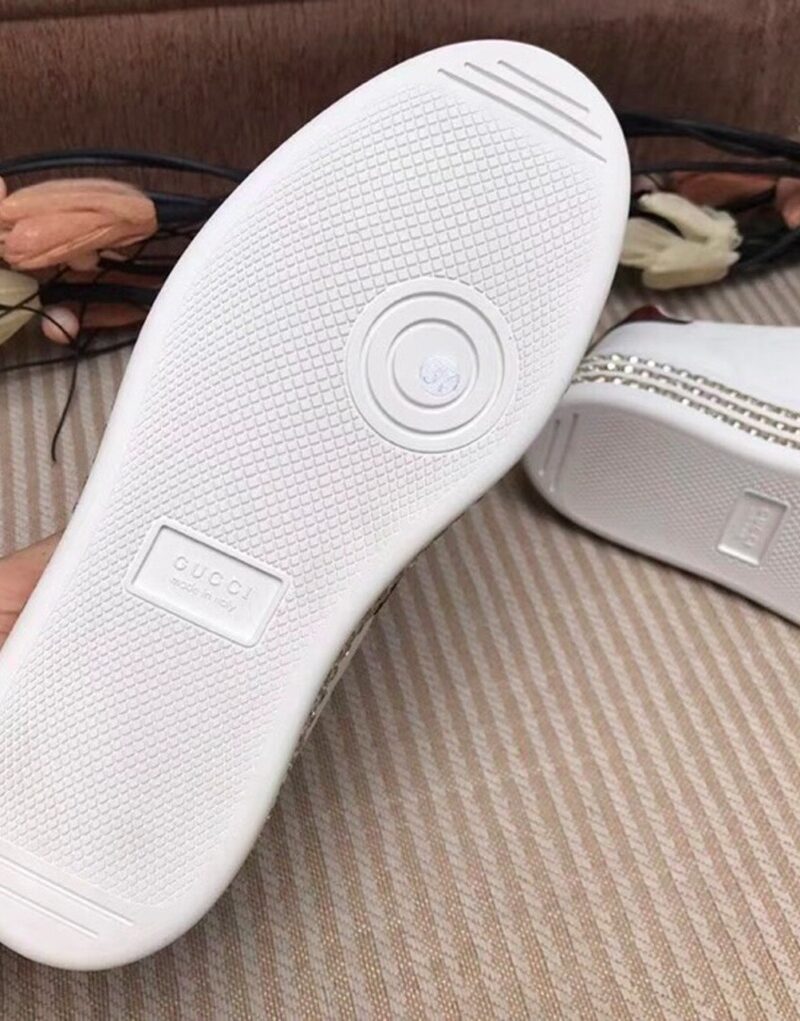 Gucci Women's Ace Embroidered Platform Sneaker White For Women GG