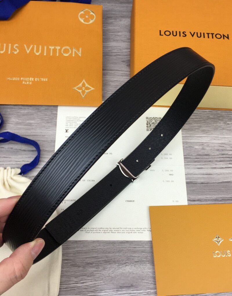 Louis Vuitton LV Initiales Reversible Belt Epi, LV Women Belt M0324S