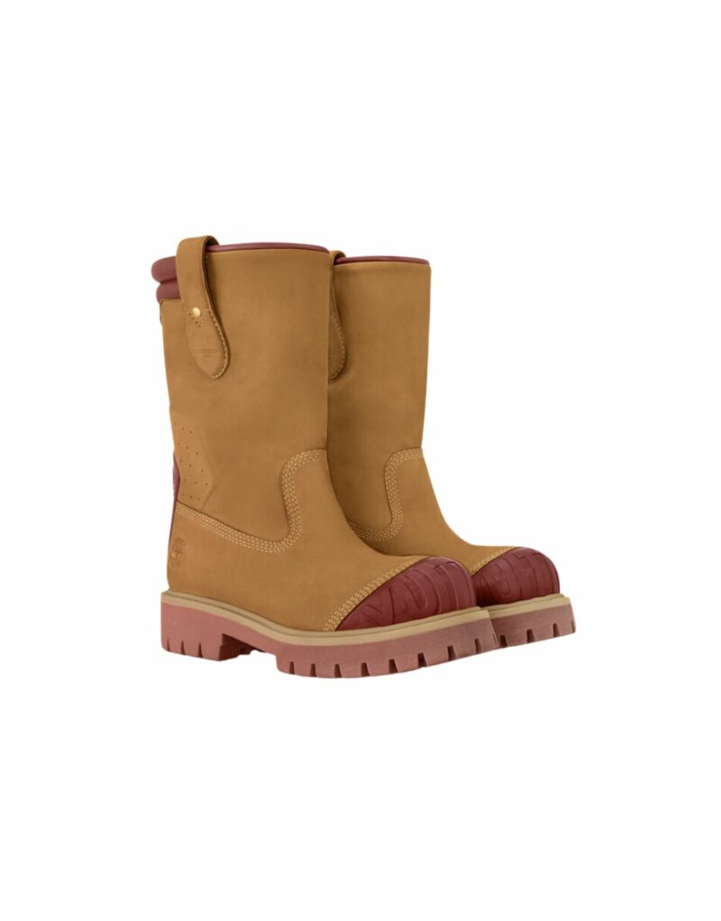 Louis Vuitton LV x Timberland Mid Boot Beige For Men 1AD78T