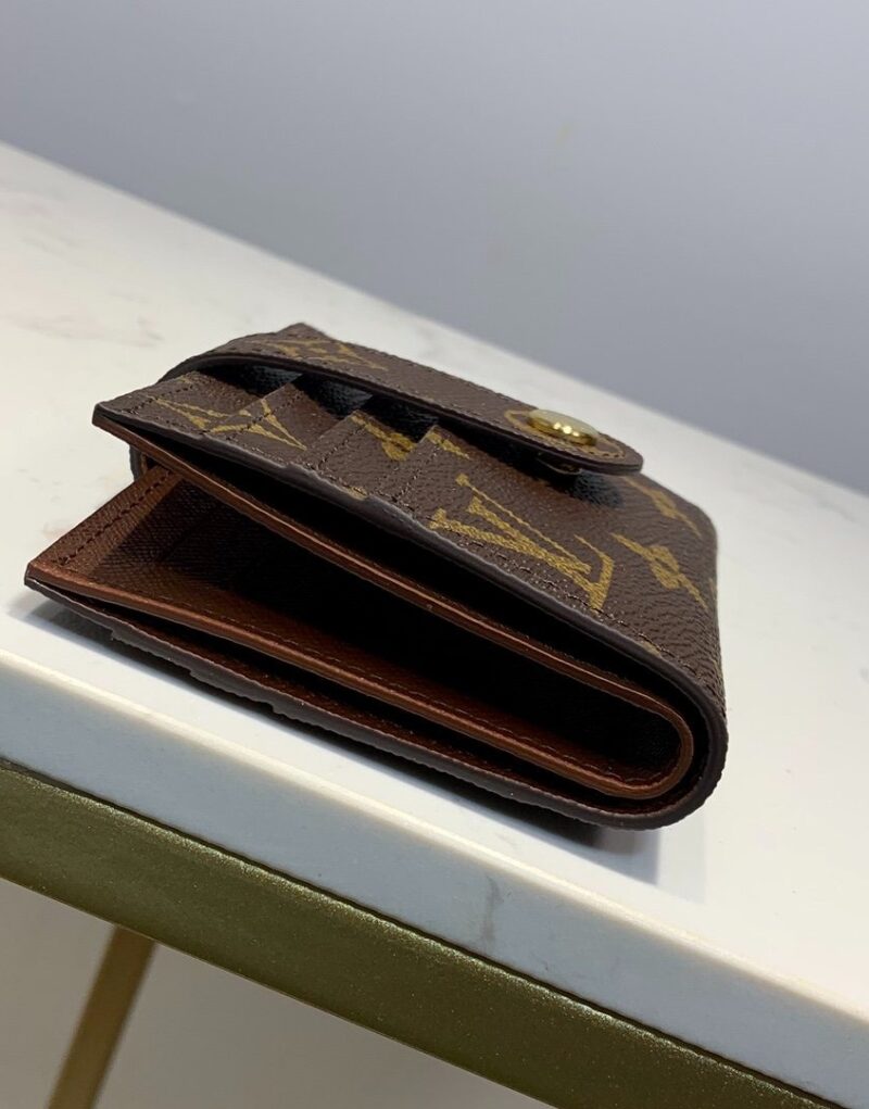Louis Vuitton Victorine Card Holder Wallet Monogram Canvas For Women, Women's Wallet 4.7in/12cm LV M66533
