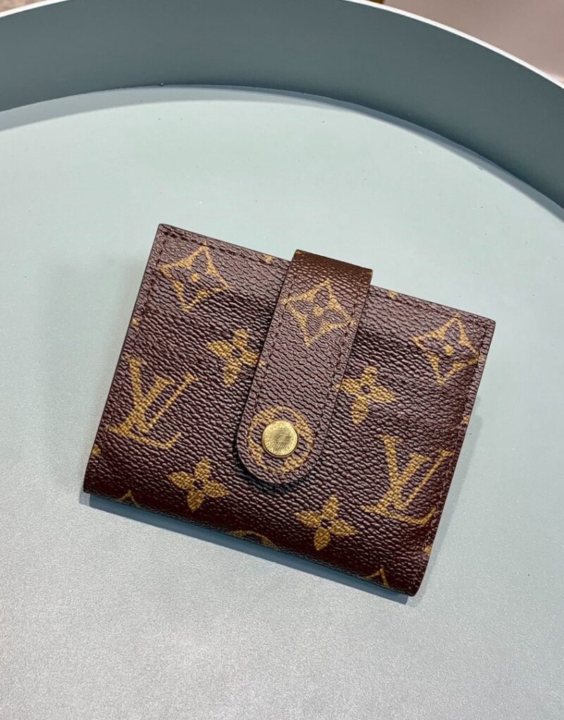 Louis Vuitton Victorine Card Holder Wallet Monogram Canvas For Women, Women's Wallet 4.7in/12cm LV M66533