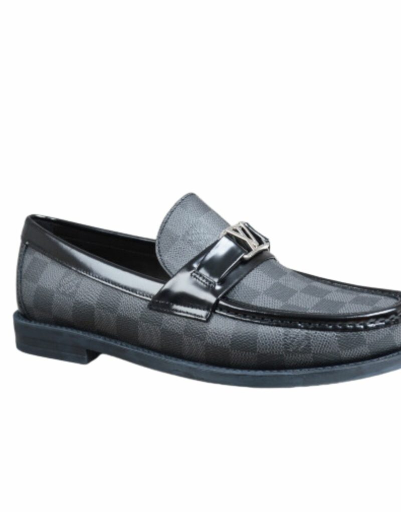 Louis Vuitton Monte Carlo Mocassin Damier Canvas Black For Men LV