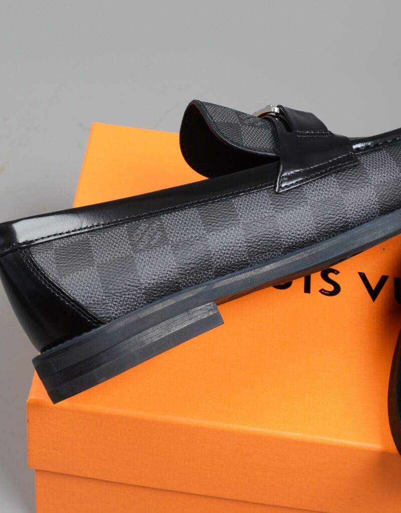 Louis Vuitton Monte Carlo Mocassin Damier Canvas Black For Men LV