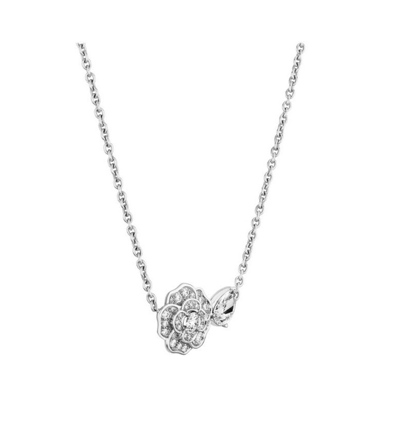 Chanel Camélia Précieux Necklace White Gold For Women J11362