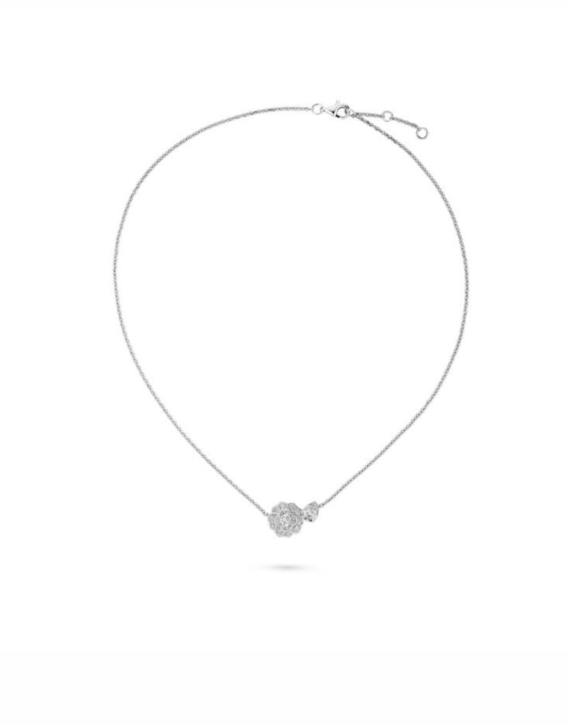 Chanel Camélia Précieux Necklace White Gold For Women J11362