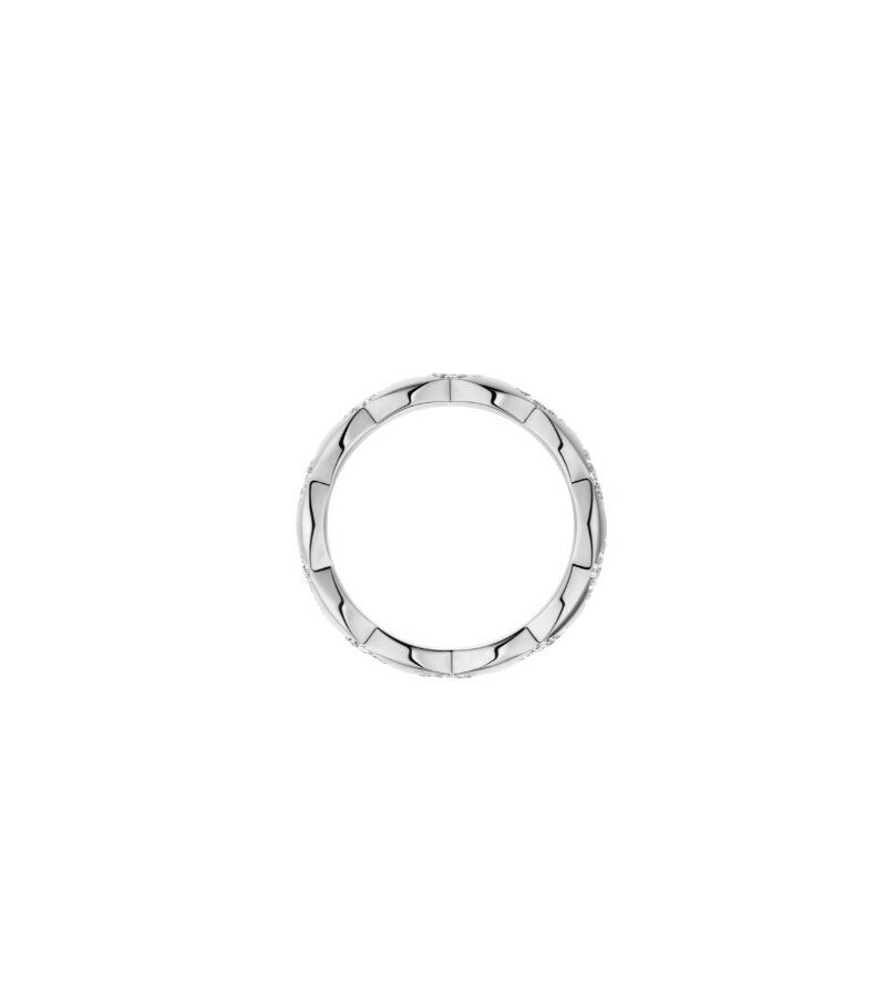 Chanel Coco Crush Ring White Gold Small Version For Women J12869