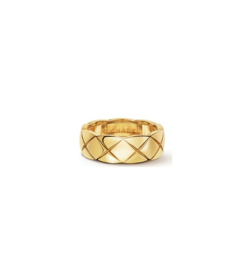 Chanel Coco Crush Ring Yellow Gold Small Version For Women J10571