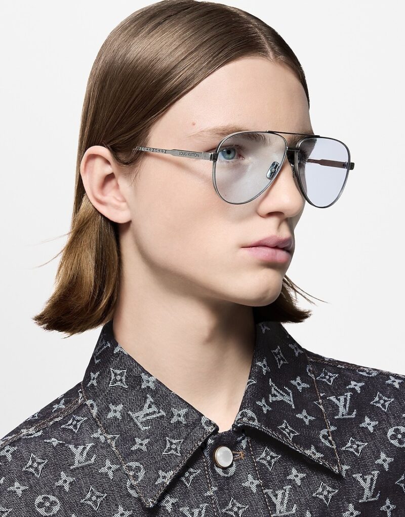 Louis Vuitton LV Ride Sunglasses Blue For Men Z2544U
