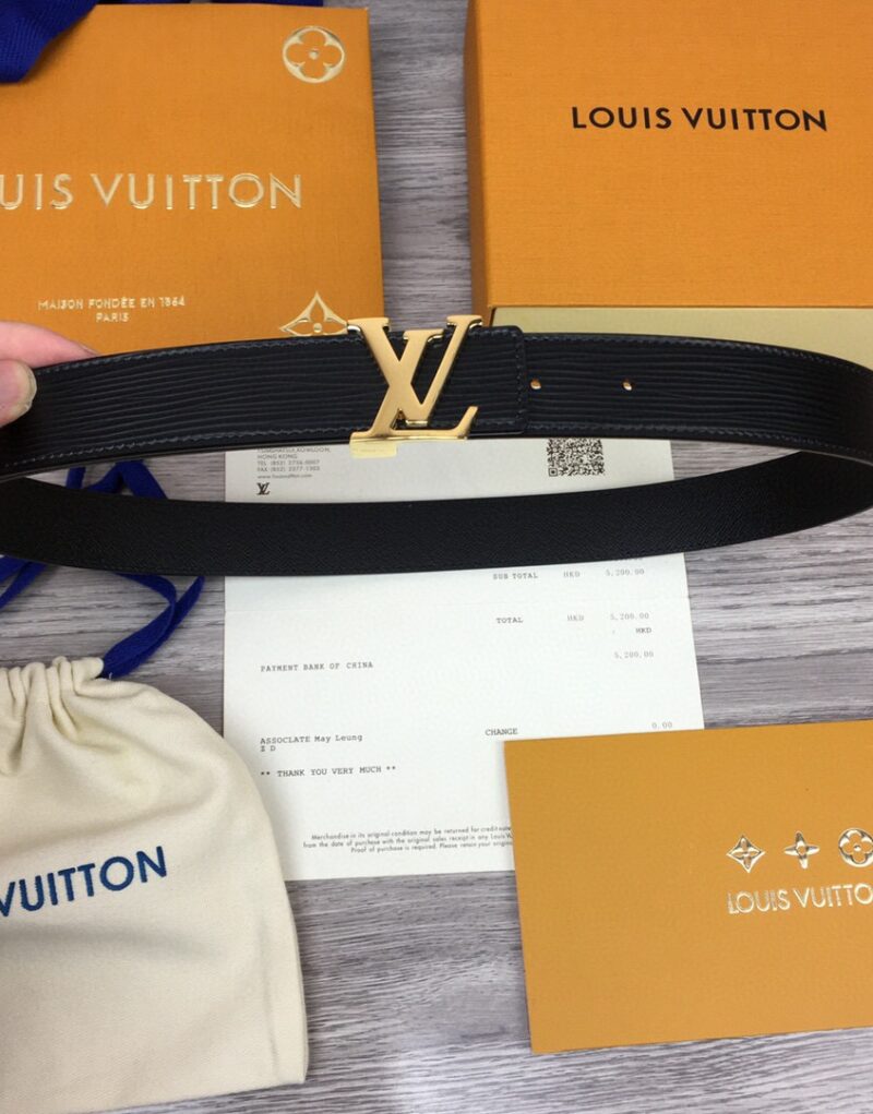 Louis Vuitton LV Initiales Reversible Belt Epi, LV Women Belt