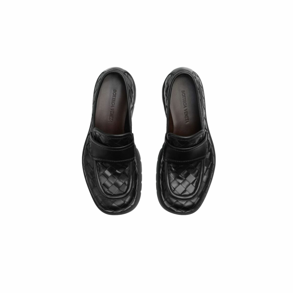 Bottega Veneta Haddock Loafer Black For Men - 764508V2WT01000