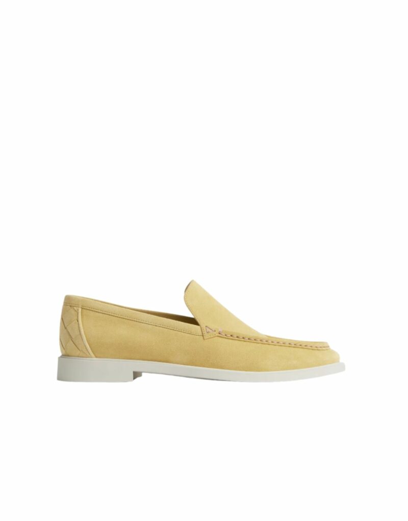 Bottega Veneta Astaire Suede Loafer Straw For Men - 786865V3Y307337
