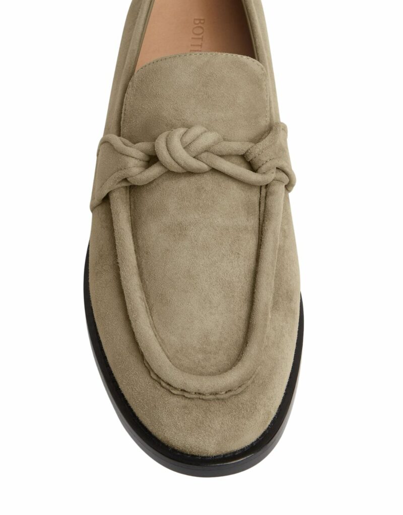 Bottega Veneta Astaire Suede Loafer Taupe For Men - 796445V3XR01510