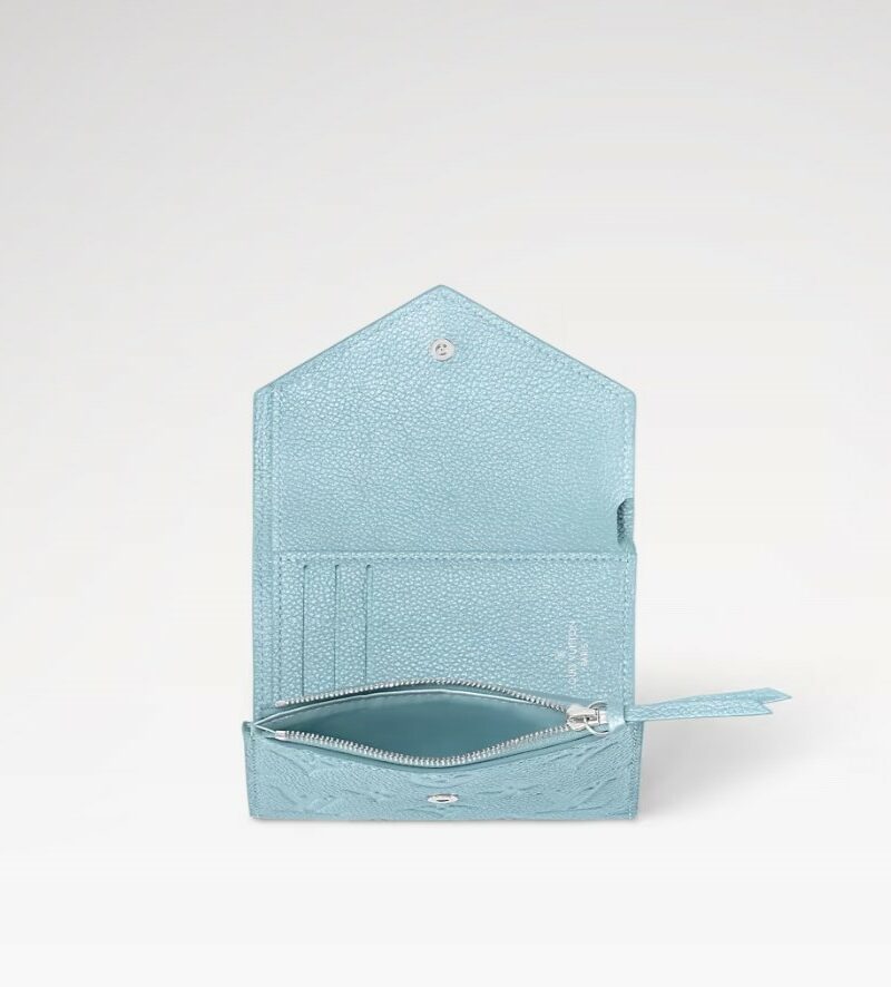 Louis Vuitton Victorine Wallet Azur Frost For Women 4.7in/12cm M12746