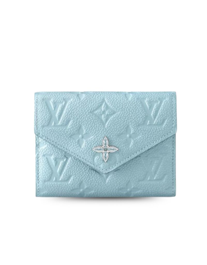 Louis Vuitton Victorine Wallet Azur Frost For Women 4.7in/12cm M12746