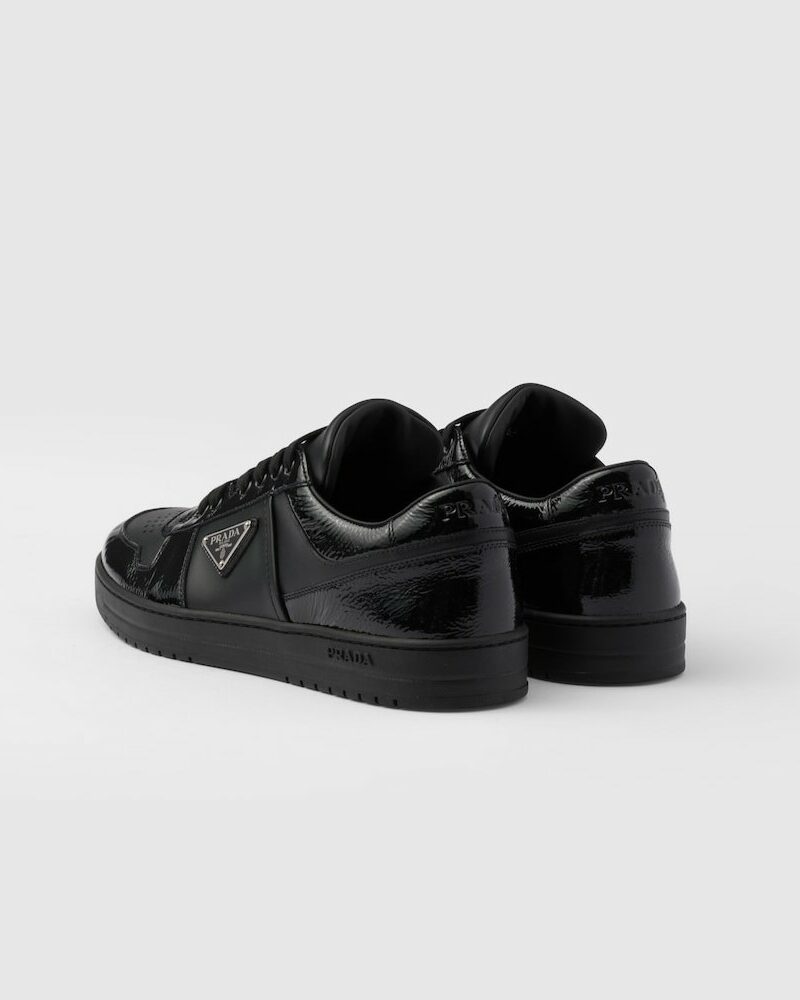 Prada Downtown Leather Sneakers Black For Men 2EE364_3LQB_F0002_F_D001