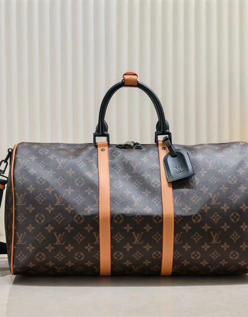 Louis Vuitton Keepall Bandoulière 45 Bag Brown For Men 17,7in/45cm M46703