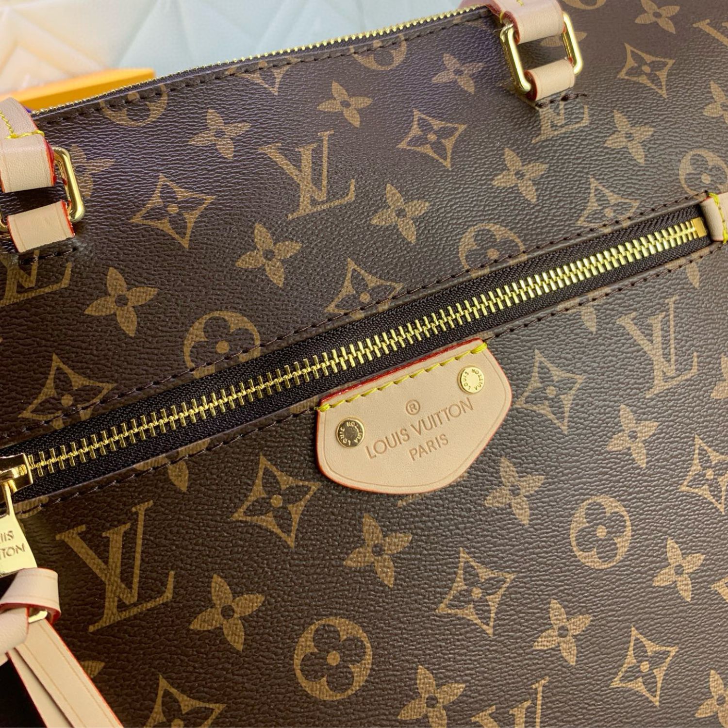 Louis Vuitton Lena MM Monogram Canvas Brown For Women 11.8in/30cm LV M42267