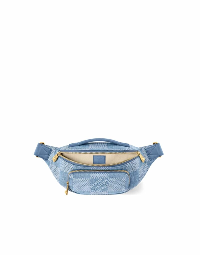Louis Vuitton Rush Bumbag Bag Denim Blue For Men 30cm/11.8in - N00205