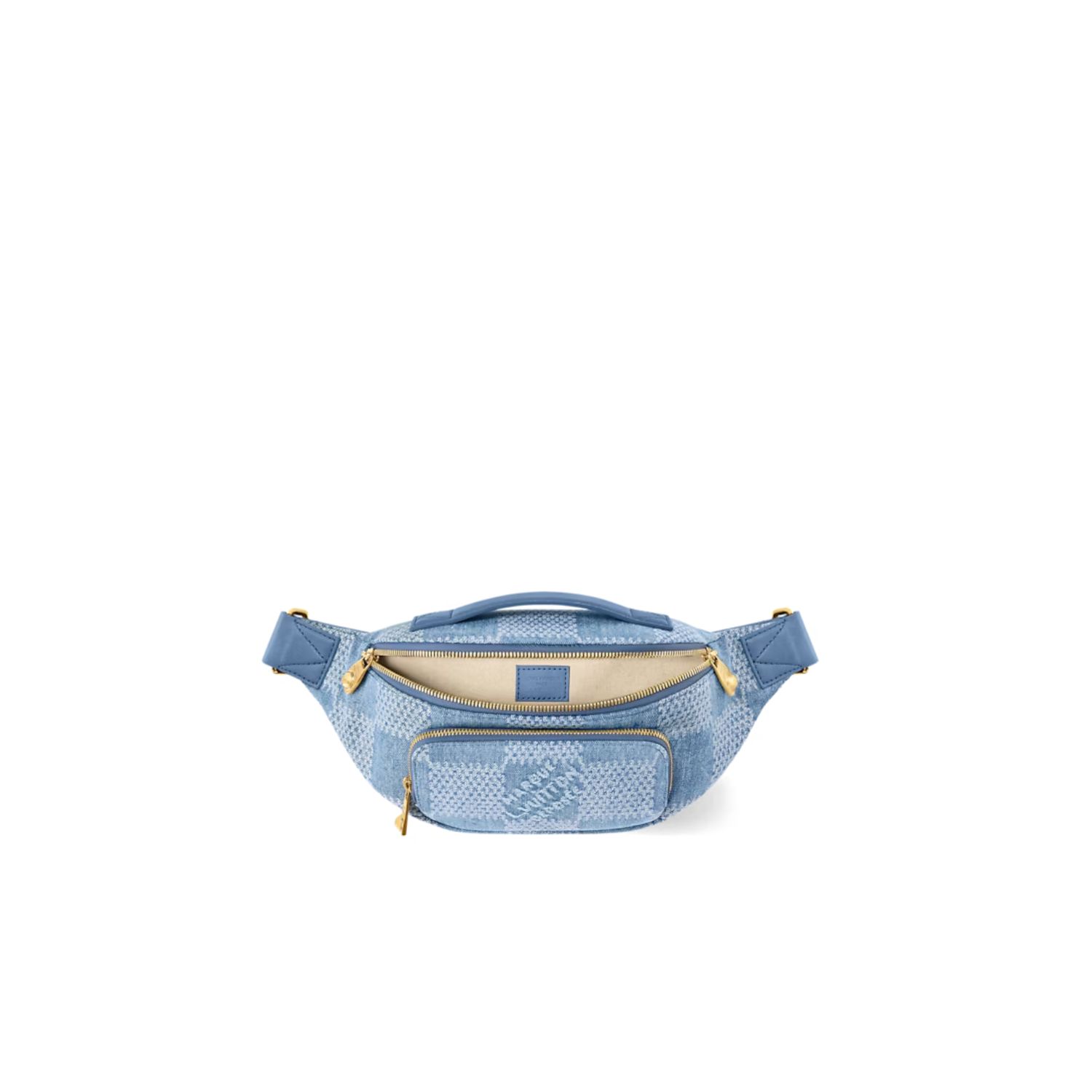 Louis Vuitton Rush Bumbag Bag Denim Blue For Men 30cm/11.8in - N00205