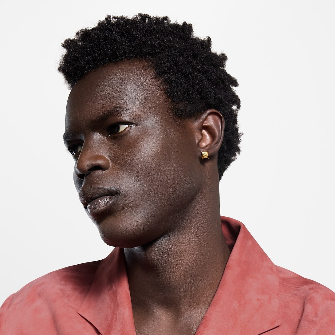 Louis Vuitton Sailor Earrings Gold-Toned - M02716