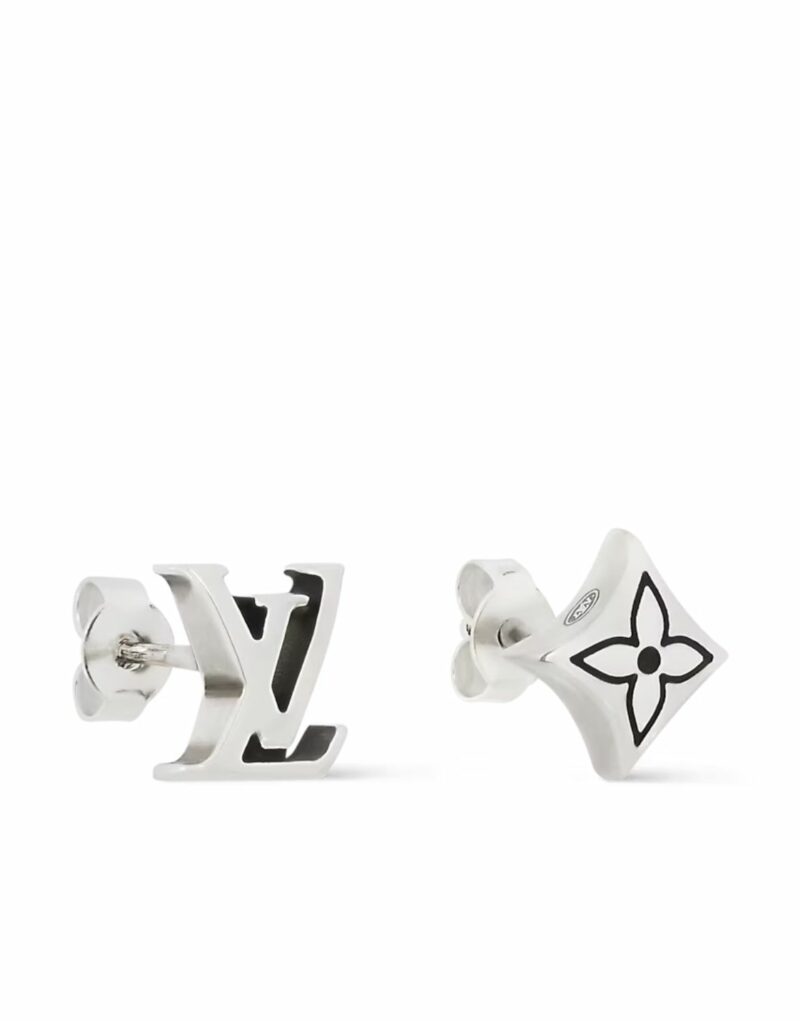 Louis Vuitton Sailor Earrings Silver-Toned - M02749