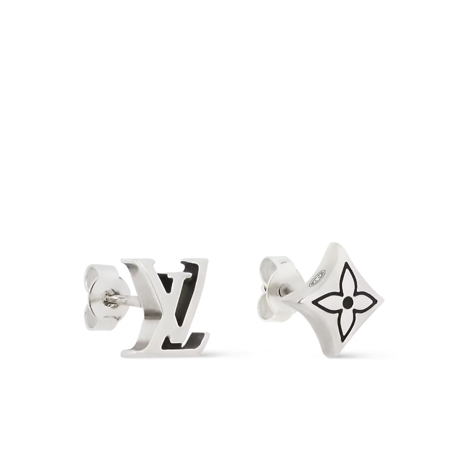 Louis Vuitton Sailor Earrings Silver-Toned - M02749