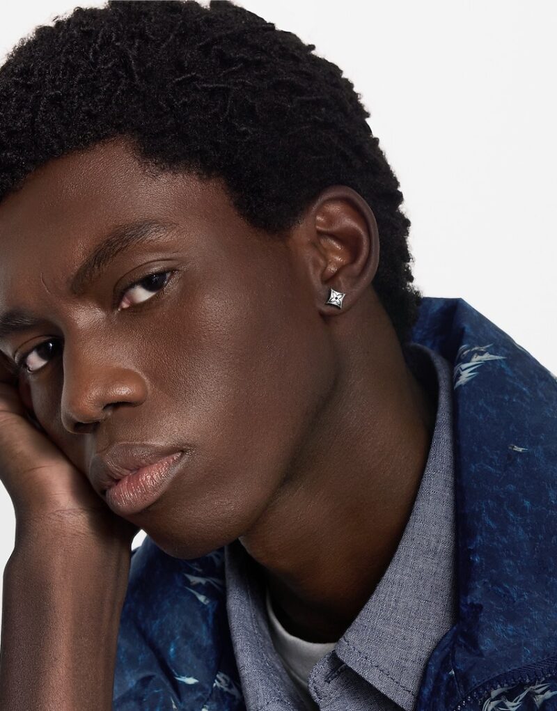 Louis Vuitton Sailor Earrings Silver-Toned - M02749