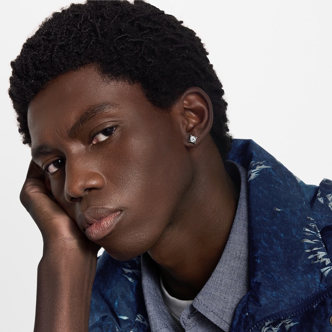 Louis Vuitton Sailor Earrings Silver-Toned - M02749