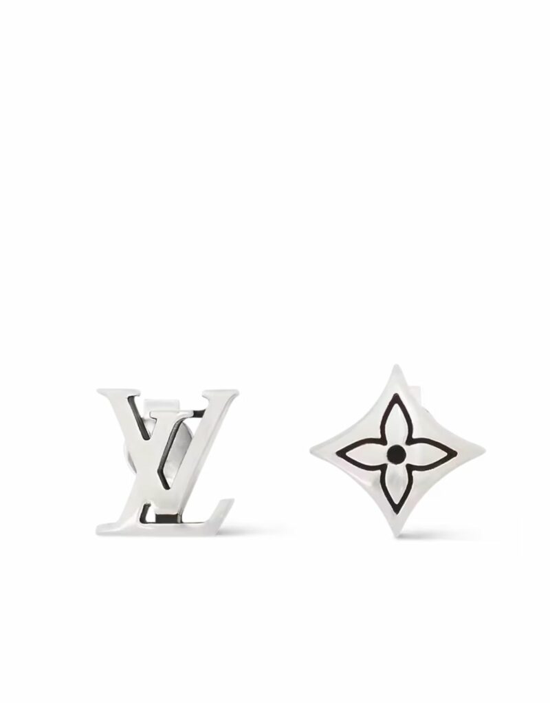 Louis Vuitton Sailor Earrings Silver-Toned - M02749