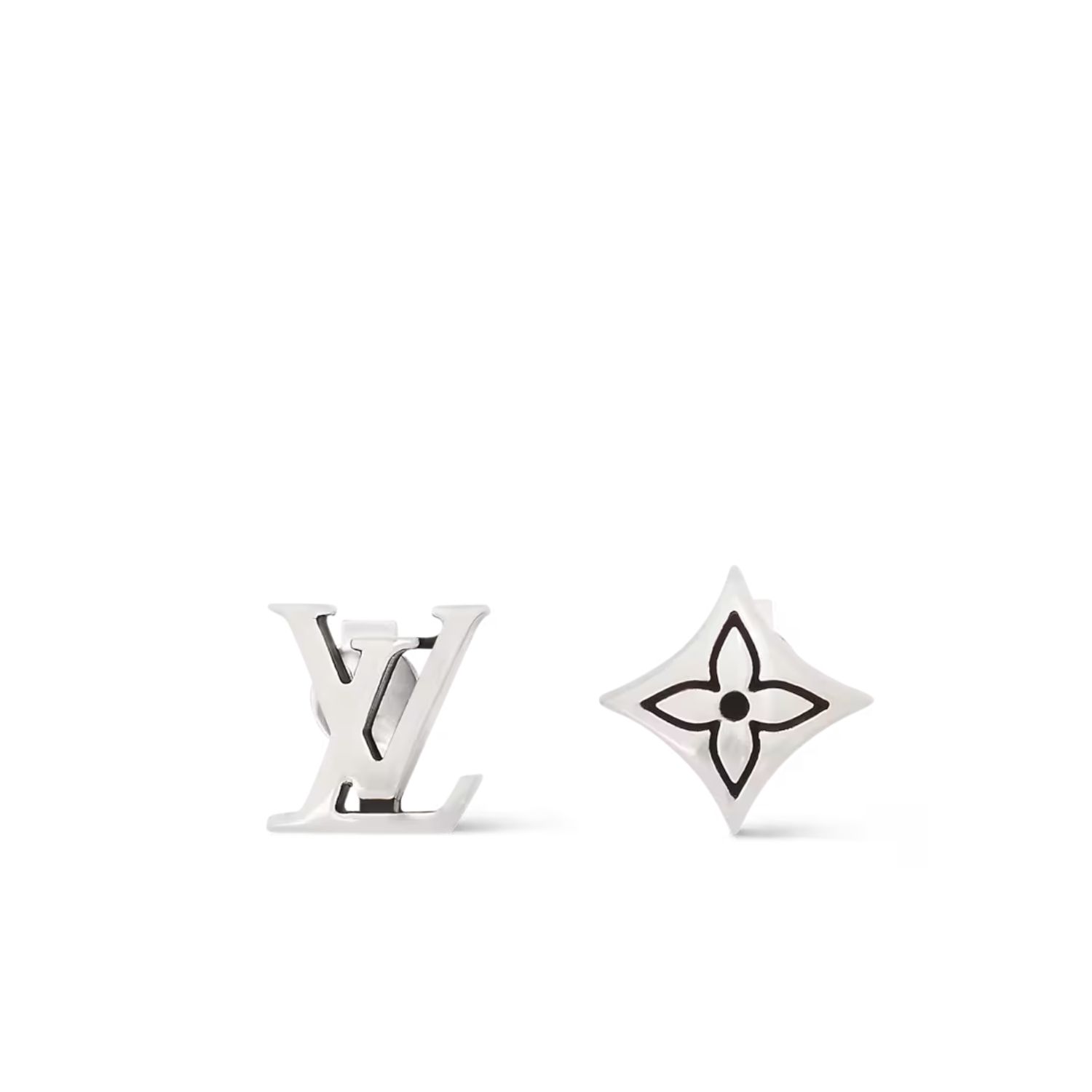 Louis Vuitton Sailor Earrings Silver-Toned - M02749