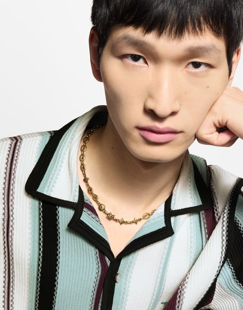 Louis Vuitton Sailor Necklace Gold-Toned - M02725