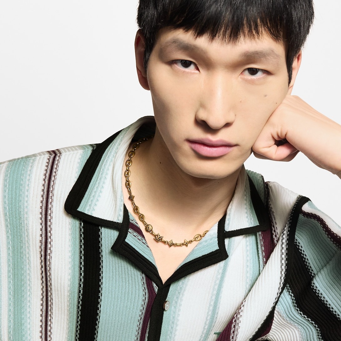 Louis Vuitton Sailor Necklace Gold-Toned - M02725