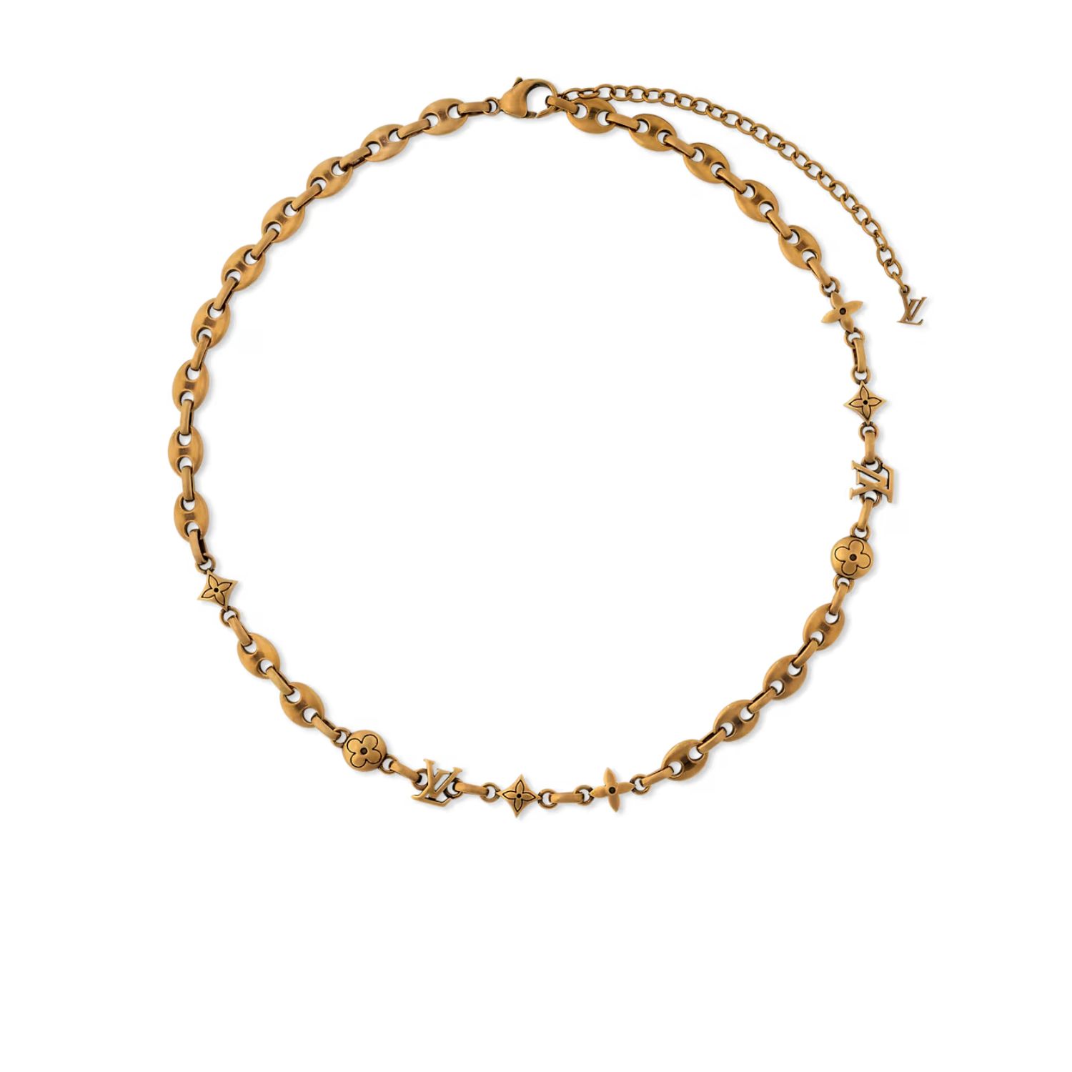 Louis Vuitton Sailor Necklace Gold-Toned - M02725