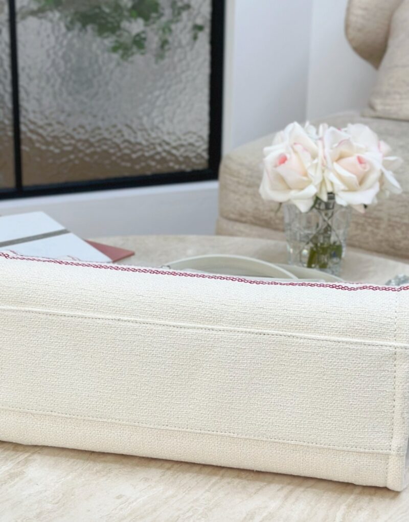 Chanel Large Deauville Tote Bag Beige For Women 35cm/14in