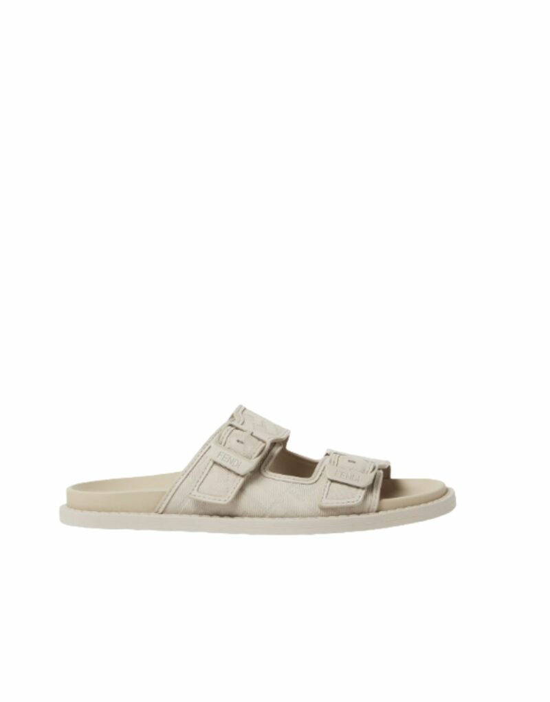 Fendi Feel Sandals Beige For Men - 7X1604AN8BF0EJB