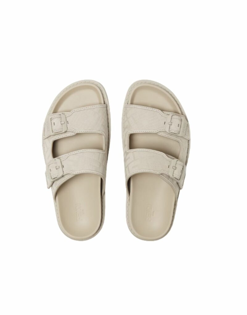 Fendi Feel Sandals Beige For Men - 7X1604AN8BF0EJB