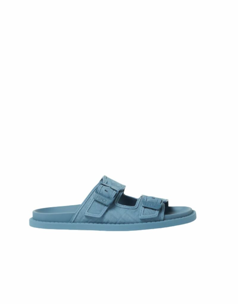 Fendi Feel Sandals Blue For Men - 7X1604AN8BF12KC